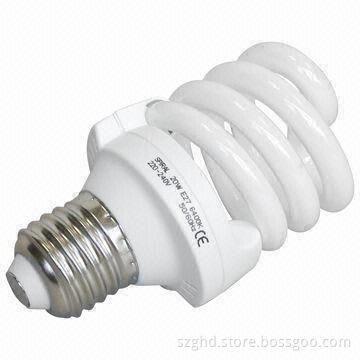 20W Sprial Energy Saving Light, 1,080lm